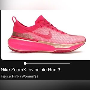 Nike Women's ZoomX Invincible Run 3 - Fierce Pink
